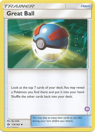 Great Ball (119/149) [Sun & Moon: Trainer Kit - Alolan Sandslash & Alolan Ninetales]