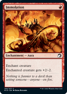 Immolation [Innistrad: Midnight Hunt] (MID 144)