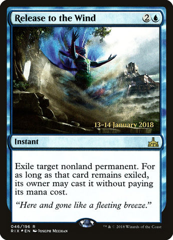 Release to the Wind [Rivals of Ixalan Prerelease Promos] (PRIX 46S)