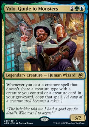Volo, Guide to Monsters (Promo Pack) [Dungeons & Dragons: Adventures in the Forgotten Realms Promos] (PAFR 238)