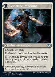 Twinblade Geist // Twinblade Invocation [Innistrad: Crimson Vow] (VOW 40)