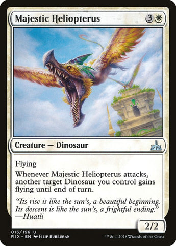 Majestic Heliopterus [Rivals of Ixalan] (RIX 13)