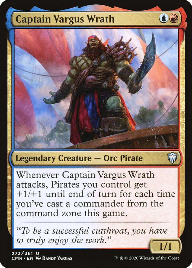 Captain Vargus Wrath [Commander Legends] (CMR 273)
