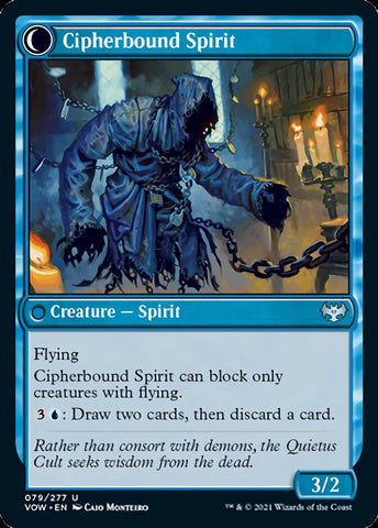 Soulcipher Board // Cipherbound Spirit [Innistrad: Crimson Vow] (VOW 79)