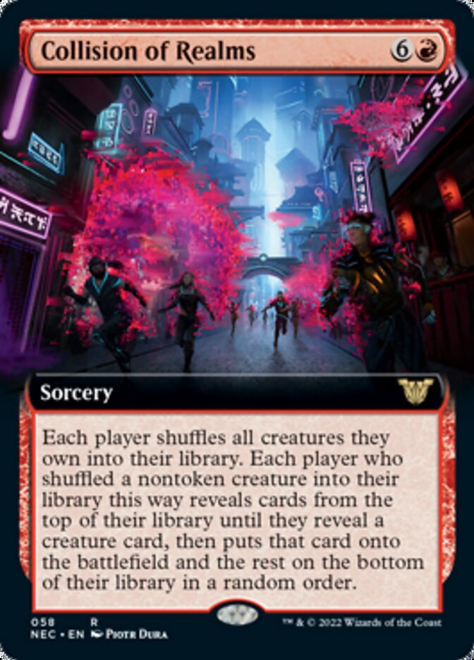 Collision of Realms (Extended) [Kamigawa: Neon Dynasty Commander] (NEC 58)