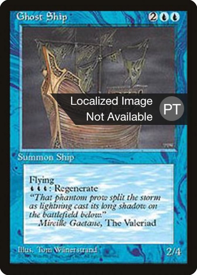 Ghost Ship [Fourth Edition Foreign Black Border] (4BB 75)