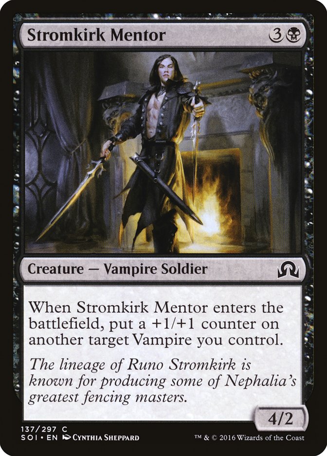Stromkirk Mentor [Shadows over Innistrad] (SOI 137)