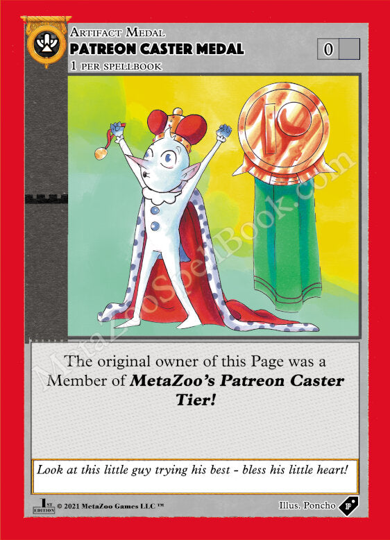 Patreon Caster Medal [Medals]