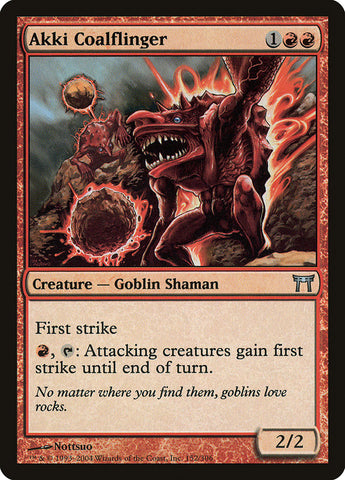 Akki Coalflinger [Champions of Kamigawa] (CHK 152)