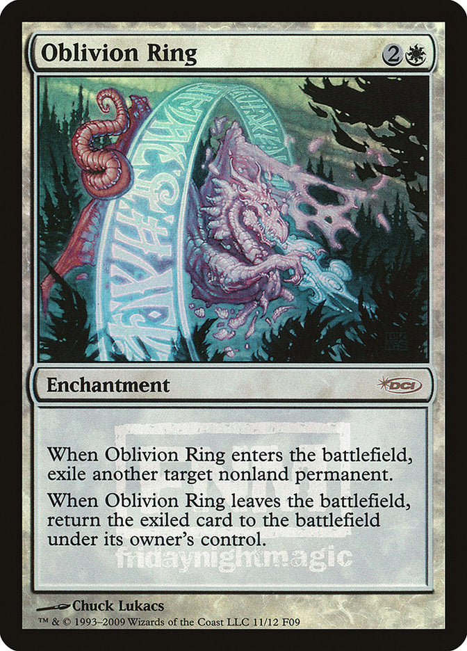 Oblivion Ring [Friday Night Magic 2009] (F09 11)