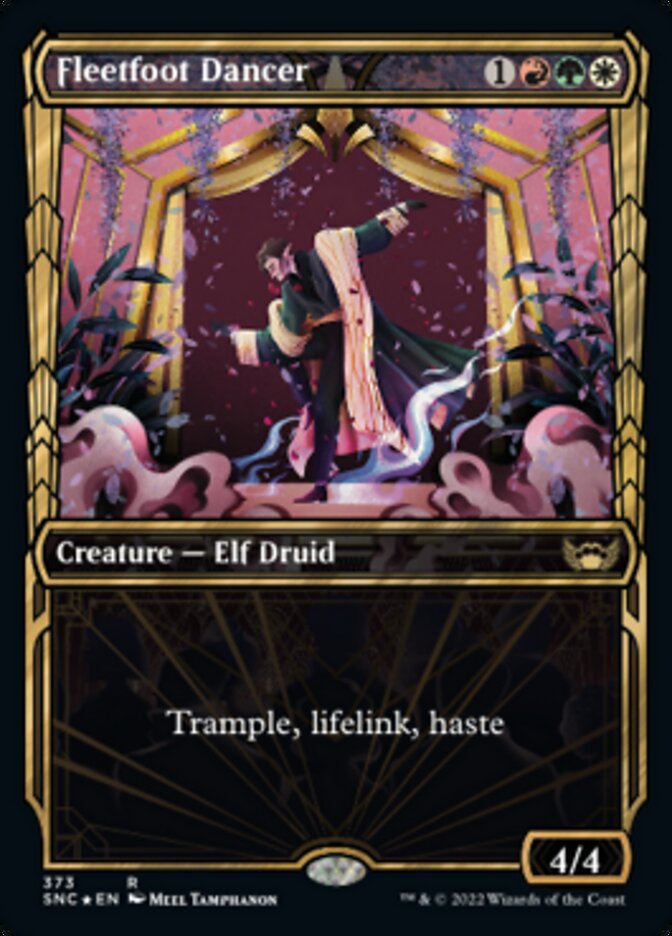 Fleetfoot Dancer (Showcase Golden Age Gilded Foil) (SNC 373)