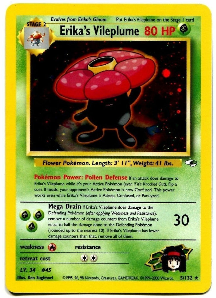 Erika's Vileplume (5/132) [Gym Heroes]