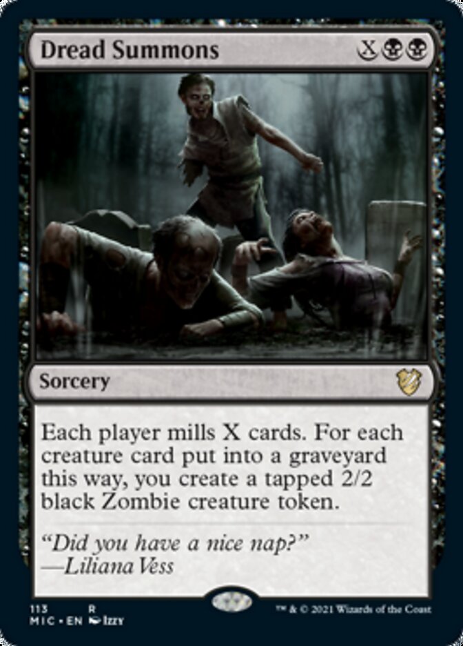 Dread Summons [Innistrad: Midnight Hunt Commander] (MIC 113)