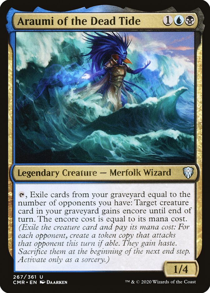 Araumi of the Dead Tide [Commander Legends] (CMR 267)