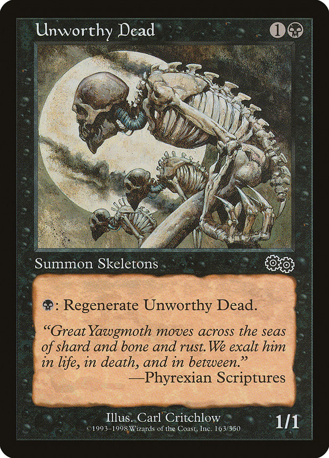 Unworthy Dead [Urza's Saga] (USG 163)