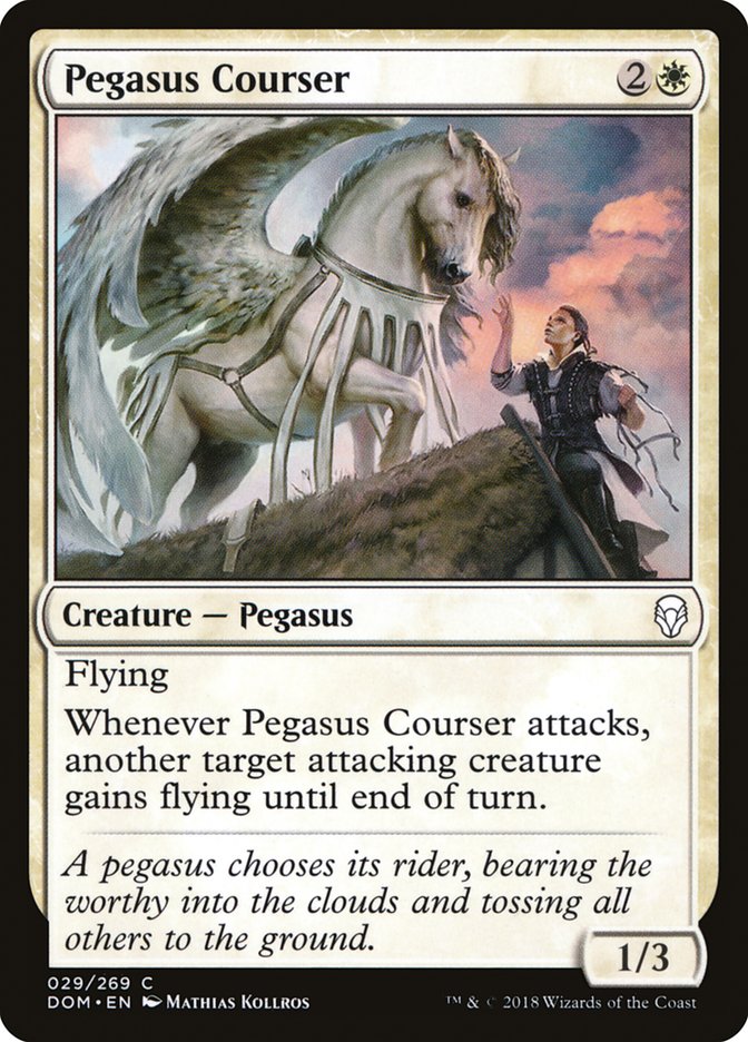 Pegasus Courser [Dominaria] (DOM 29)
