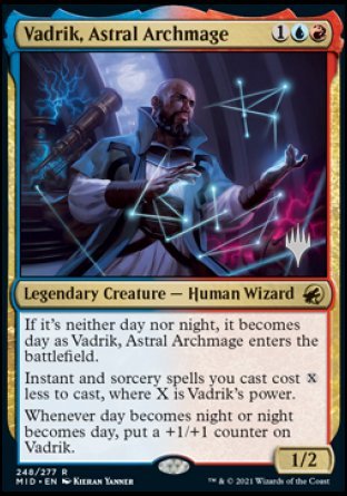 Vadrik, Astral Archmage (Promo Pack) [Innistrad: Midnight Hunt Promo Pack] (PMID 248)