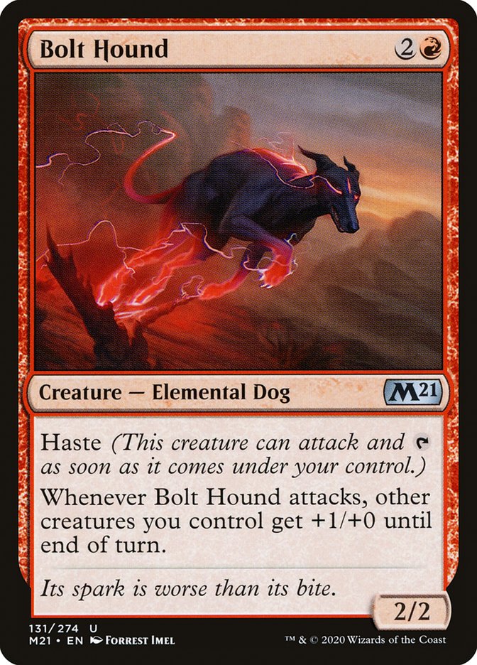 Bolt Hound [Core Set 2021] (M21 131)