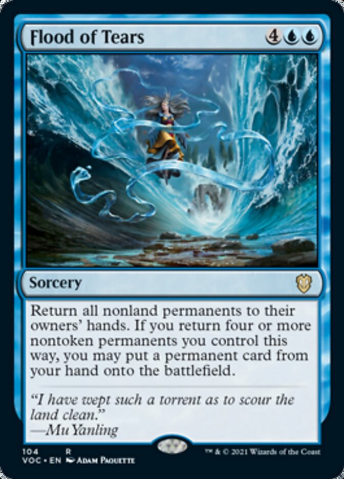 Flood of Tears [Innistrad: Crimson Vow Commander] (VOC 104)