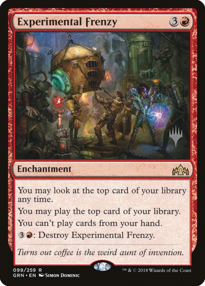 Experimental Frenzy (Promo Pack) [Guilds of Ravnica Promos] (PGRN 99P)