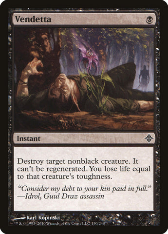 Vendetta [Rise of the Eldrazi] (ROE 130)