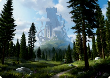 Forest (278) Art Card [Dungeons & Dragons: Adventures in the Forgotten Realms Art Series] (AAFR 61)