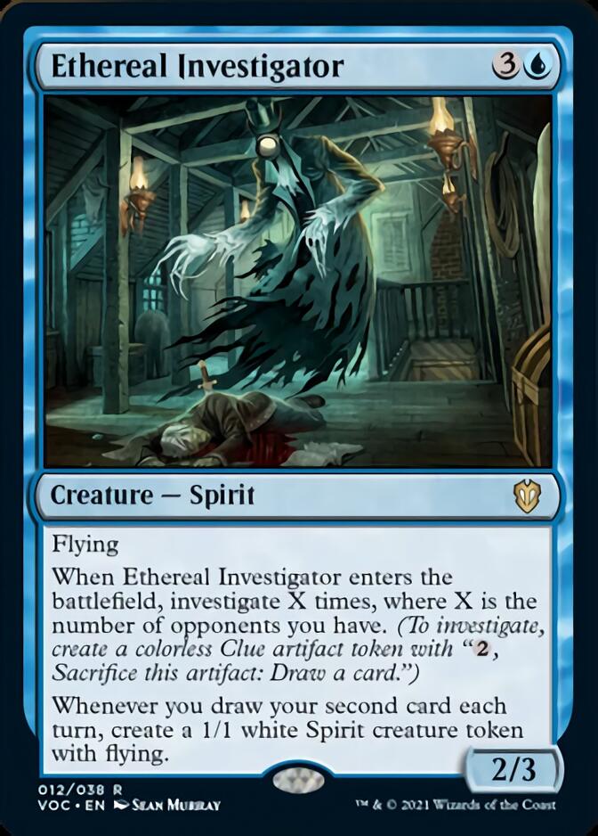 Ethereal Investigator [Innistrad: Crimson Vow Commander] (VOC 12)