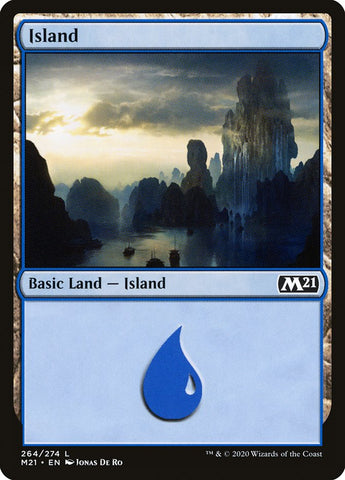 Island (#264) [Core Set 2021] (M21 264)