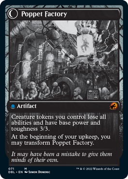 Poppet Stitcher // Poppet Factory [Innistrad: Double Feature] (DBL 71)