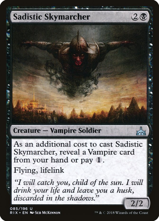 Sadistic Skymarcher [Rivals of Ixalan] (RIX 85)