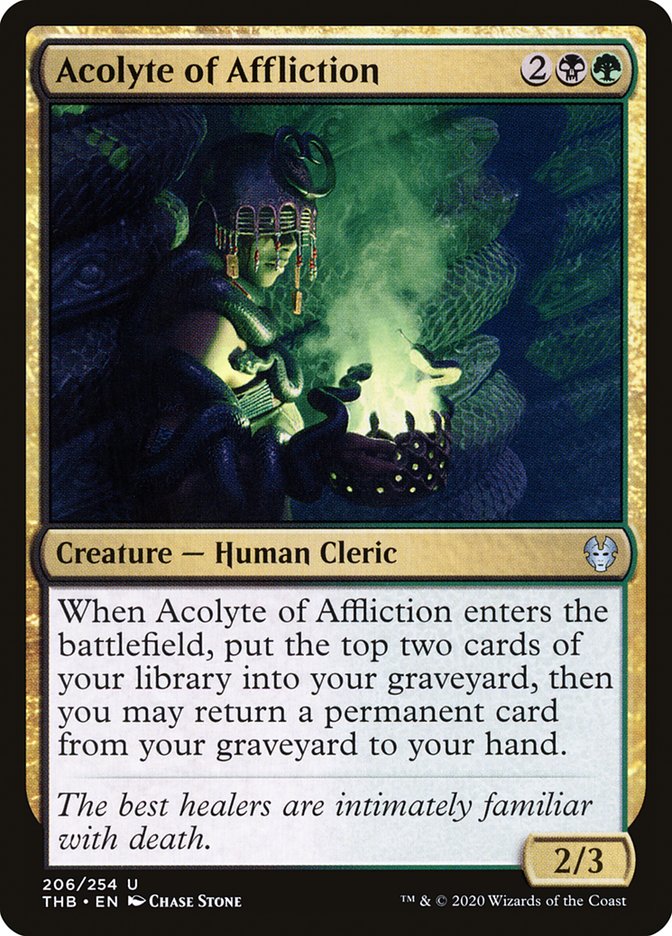 Acolyte of Affliction [Theros Beyond Death] (THB 206)