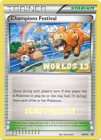 Champions Festival 2013 Semi Finalist (BW95) [Black & White: Black Star Promos]