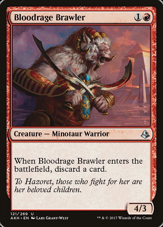 Bloodrage Brawler [Amonkhet] (AKH 121)