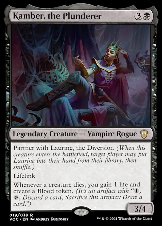 Kamber, the Plunderer [Innistrad: Crimson Vow Commander] (VOC 19)