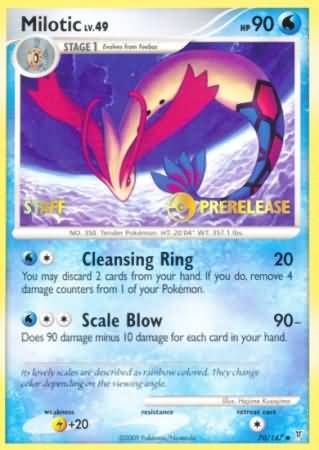 Milotic (Staff Prerelease Promo) (70/147) [Nintendo: Black Star Promos]