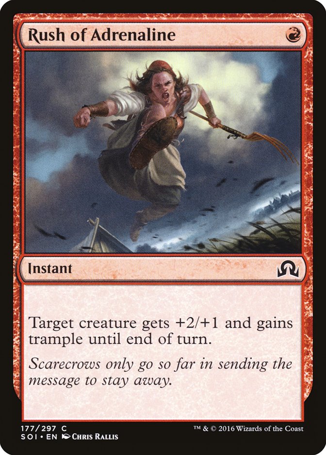 Rush of Adrenaline [Shadows over Innistrad] (SOI 177)