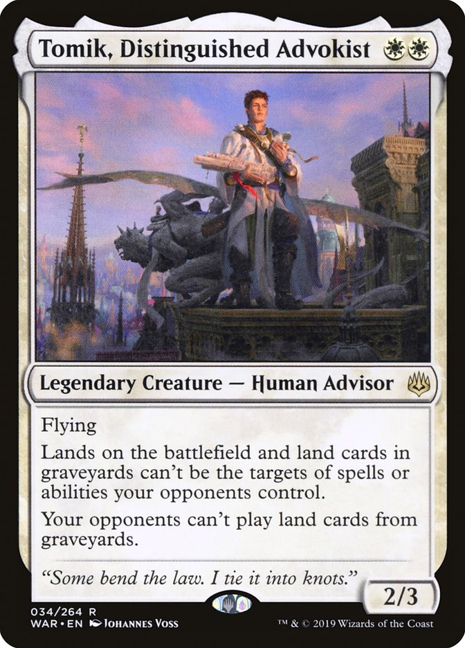 Tomik, Distinguished Advokist [War of the Spark] (WAR 34)
