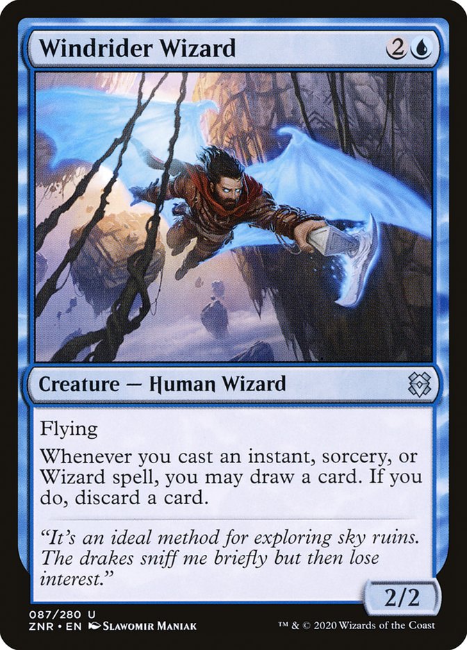 Windrider Wizard [Zendikar Rising] (ZNR 87)