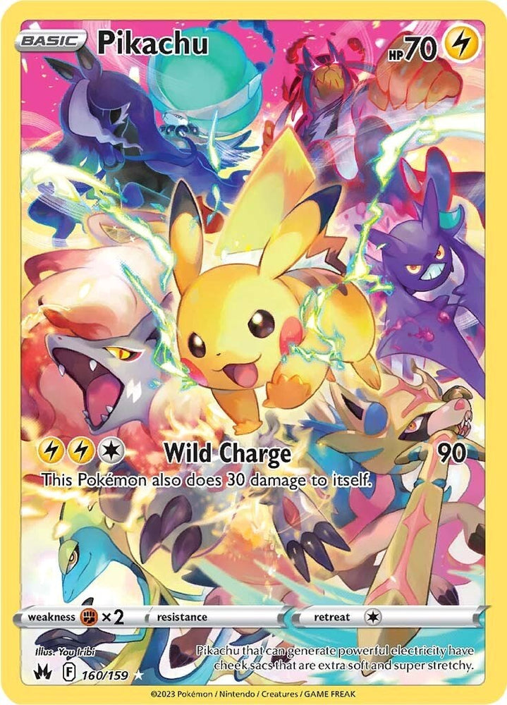 Pikachu (160/160) (Secret) [Sword & Shield: Crown Zenith]