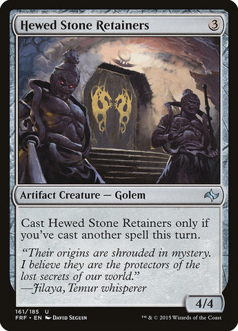 Hewed Stone Retainers [Fate Reforged] (FRF 161)