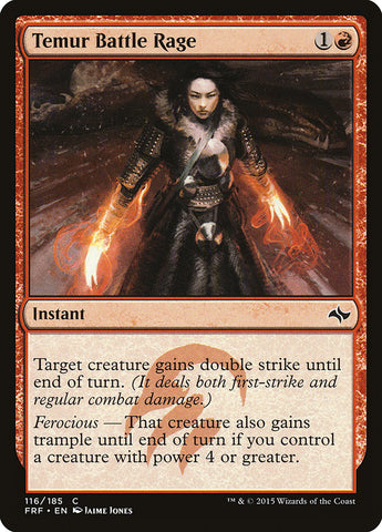 Temur Battle Rage [Fate Reforged] (FRF 116)