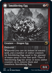 Smoldering Egg // Ashmouth Dragon [Innistrad: Double Feature] (DBL 159)