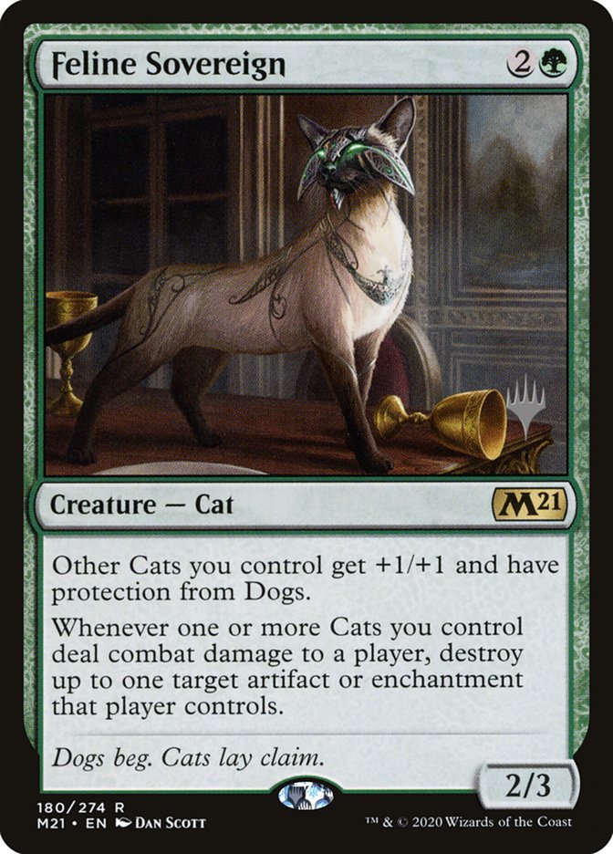Feline Sovereign (Promo Pack) [Core Set 2021 Promos] (PM21 180P)