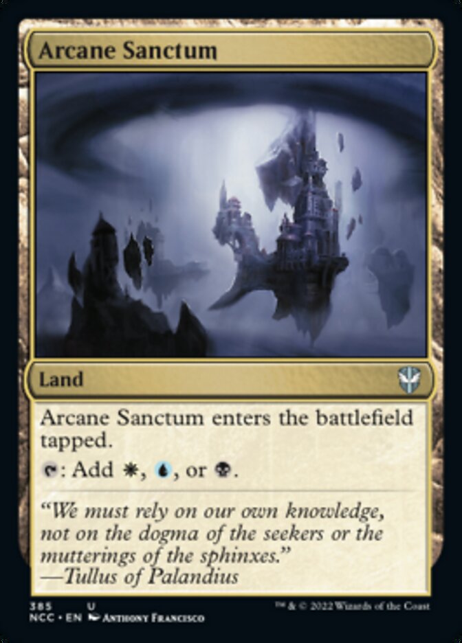 Arcane Sanctum [Streets of New Capenna Commander] (NCC 385)
