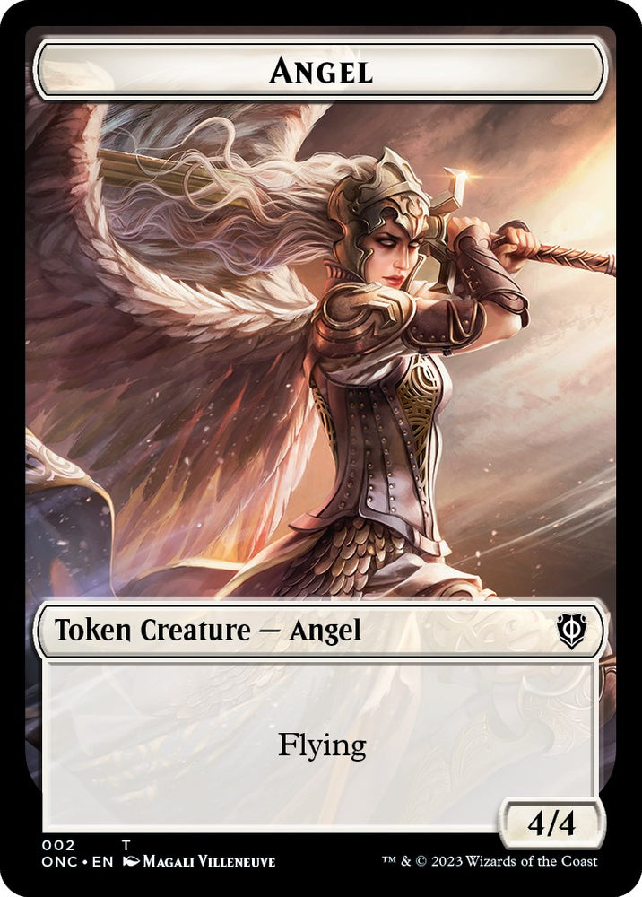 Soldier (007) // Angel Double-Sided Token [Phyrexia: All Will Be One Commander]