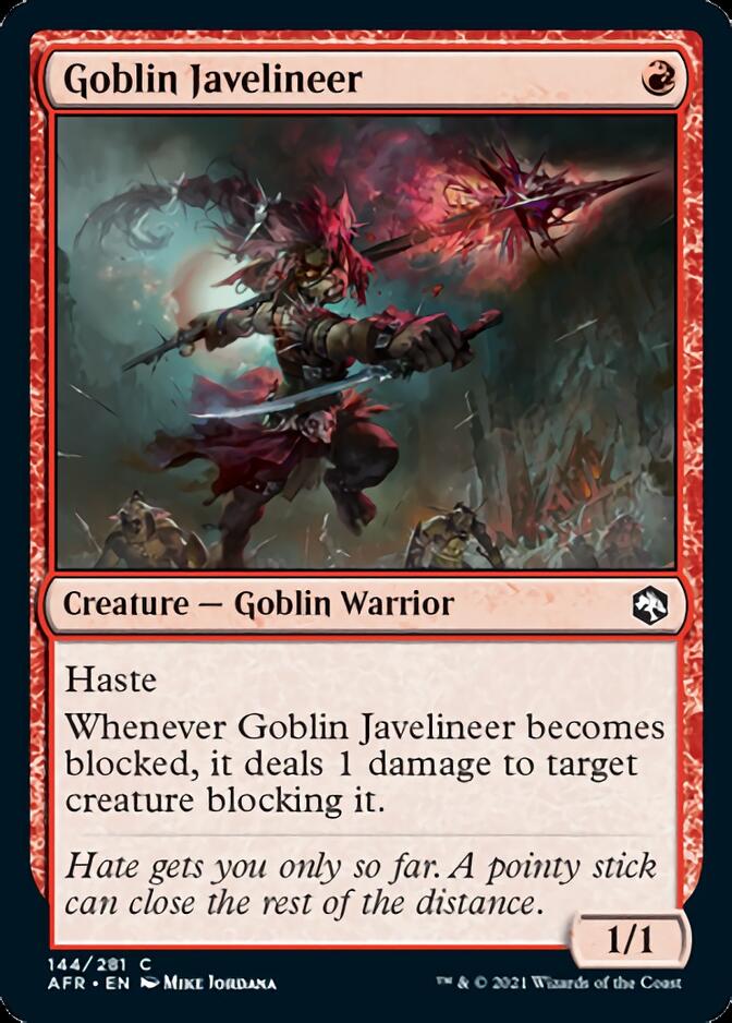 Goblin Javelineer [Dungeons & Dragons: Adventures in the Forgotten Realms] (AFR 144)
