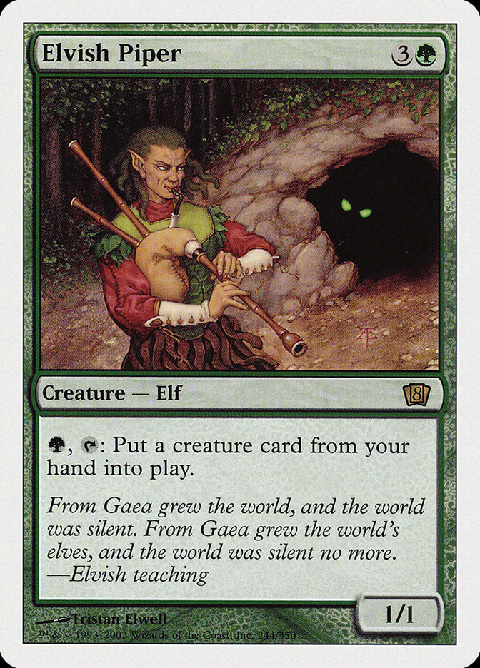 Elvish Piper [Eighth Edition] (8ED 244)