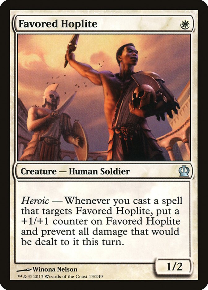 Favored Hoplite [Theros] (THS 13)