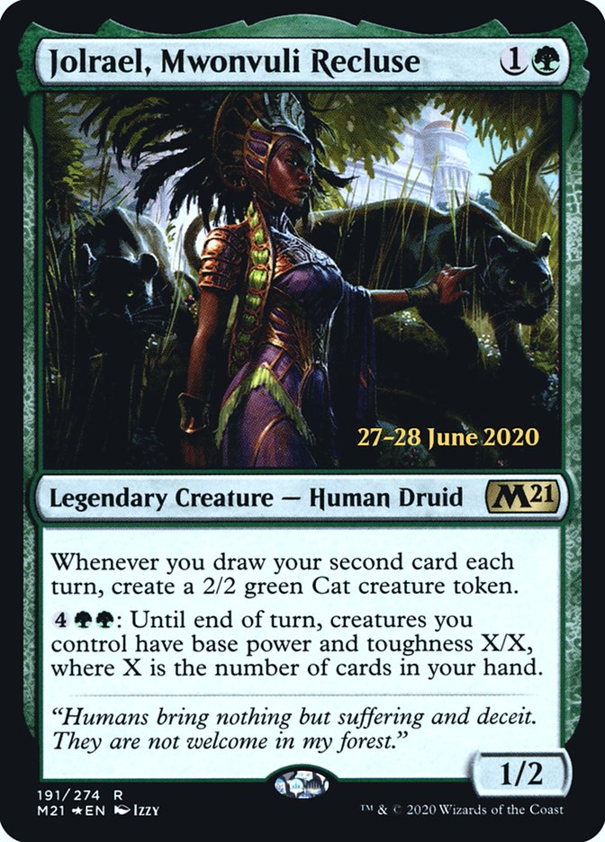 Jolrael, Mwonvuli Recluse  [Core Set 2021 Prerelease Promos] (PM21 191S)