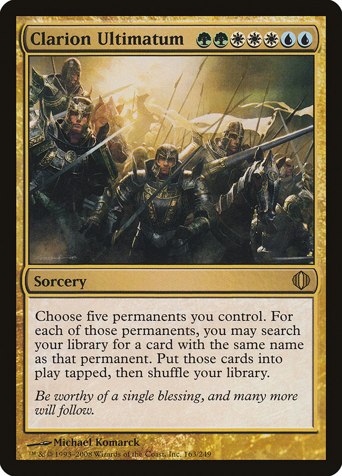 Clarion Ultimatum [Shards of Alara] (ALA 163)